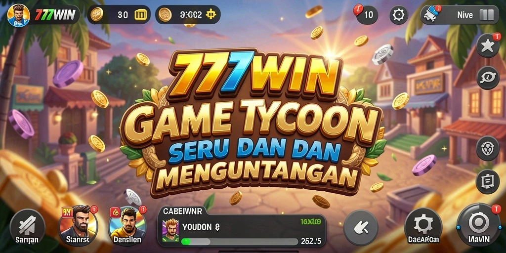 Tampilan gameplay menarik di 777WIN dengan elemen Tycoon yang mendebarkan.
