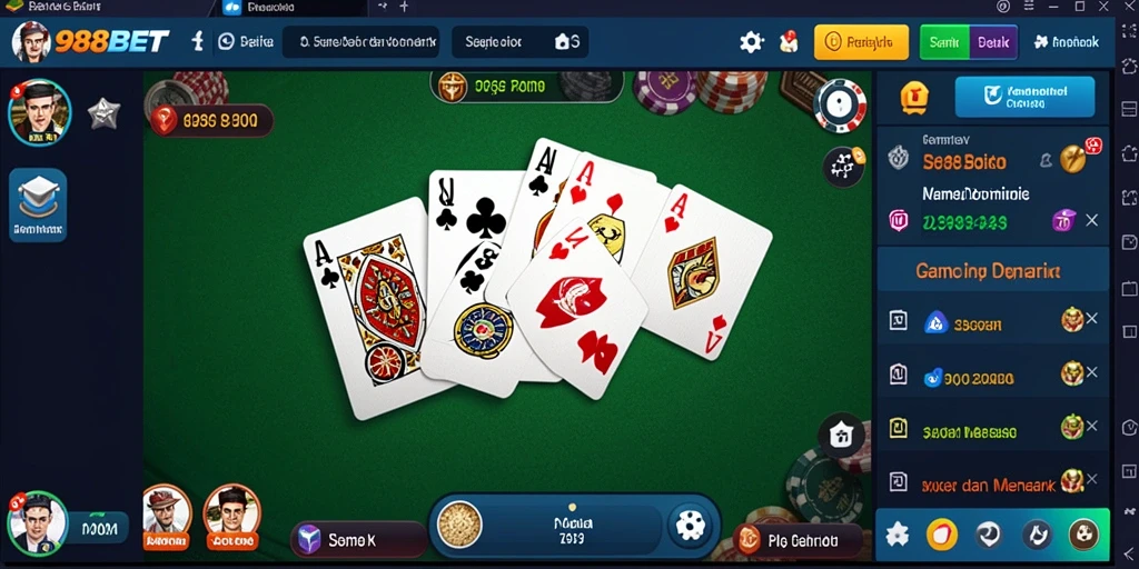 Tangkapan layar gameplay Domino menarik di 988BET.