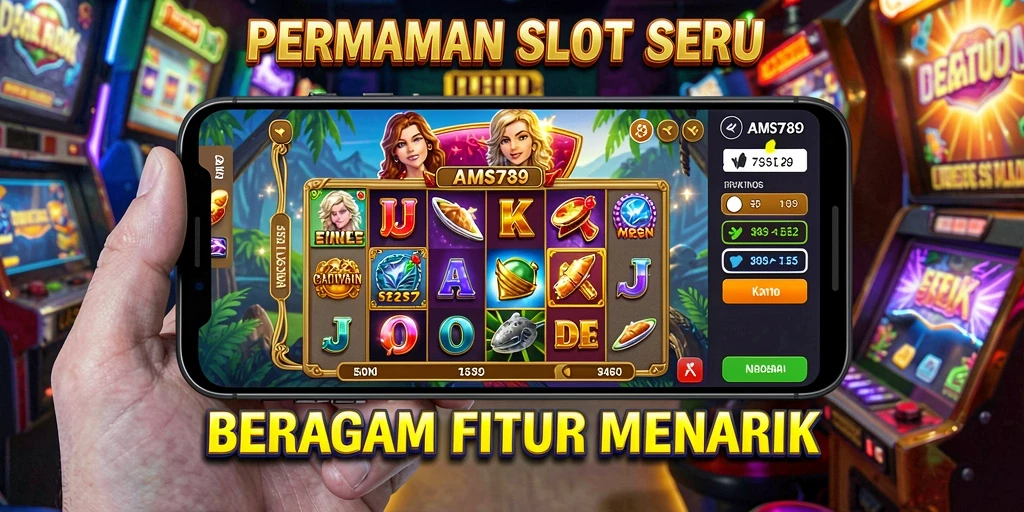 Screenshot gameplay AMS789 yang menunjukkan keseruan bermain Slot.