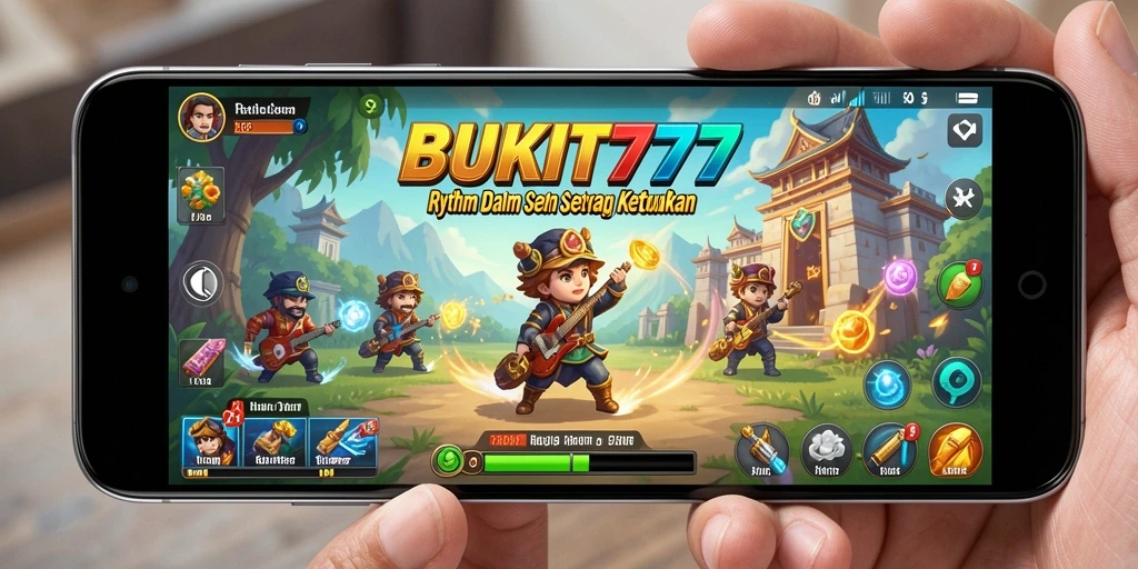 Screenshot BUKIT777 menampilkan gameplay seru dengan lagu-lagu menarik.