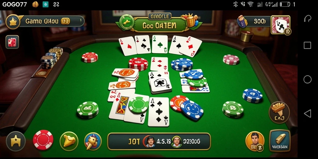 Screenshot GOGO77 menampilkan gameplay GAPLE yang penuh strategi.