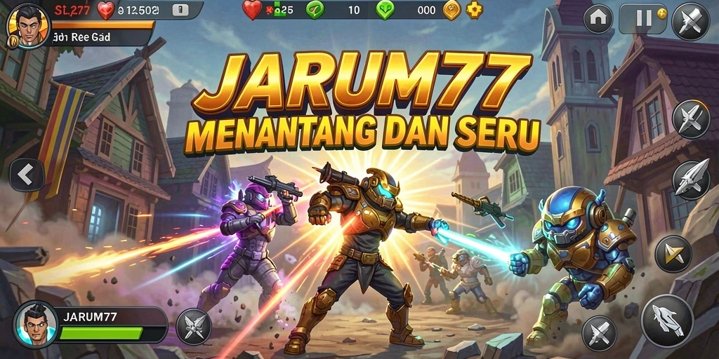 Tampilan strategis dari gameplay <strong>JARUM77</strong> yang menegangkan.