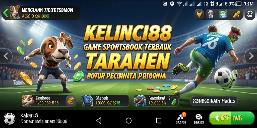 Tampilan antarmuka KELINCI88 saat melakukan taruhan langsung.