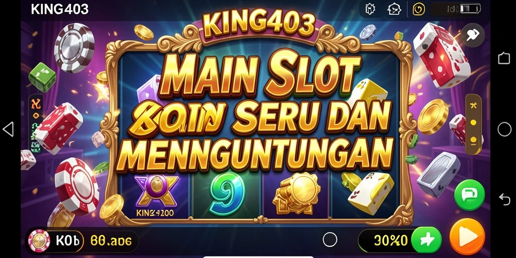 Tampilan gameplay KING403 yang menyenangkan dan menarik perhatian.