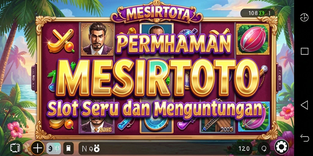 Tangkapan layar dari gameplay menarik MESIRTOTO di slot.