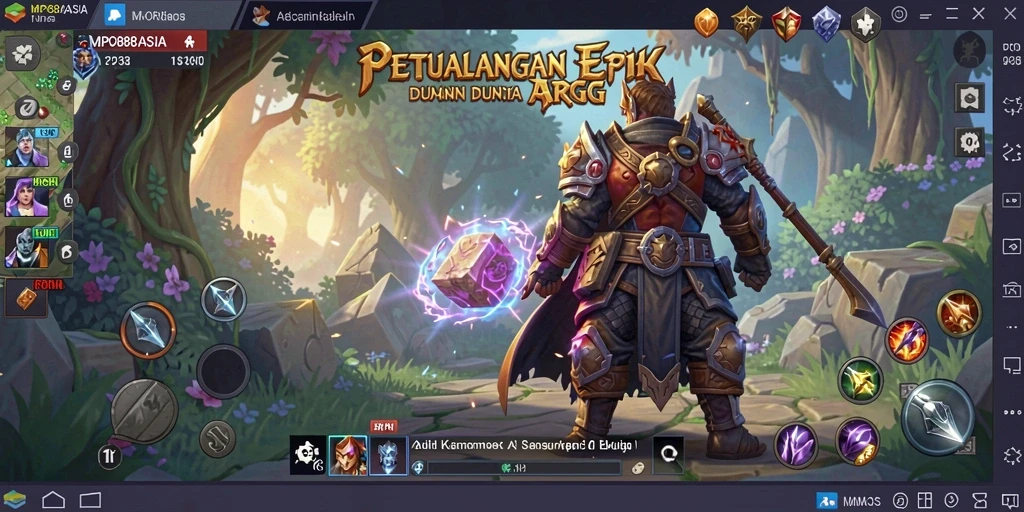 Tampilan gameplay MPO88ASIA yang menarik dan menjanjikan pengalaman ARPG seru.