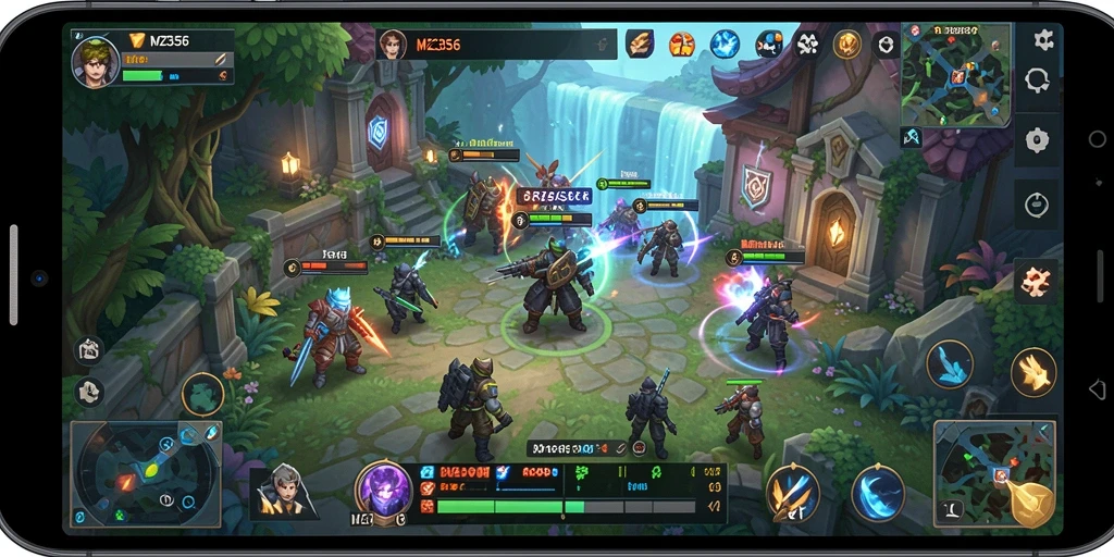 Tampilan gameplay menarik dari MZ356 dengan strategi mendalam.