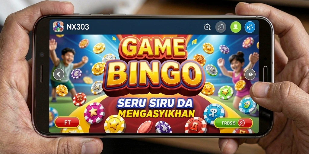 Tampilan gameplay NX303 yang penuh warna dan interaktif.