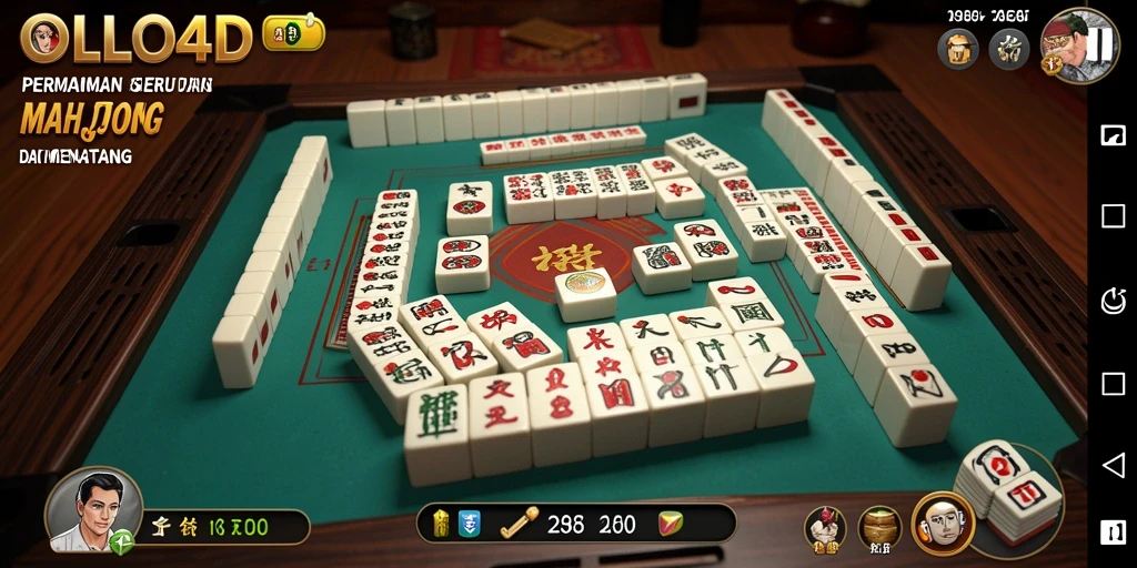 Screenshot utama OLLO4D menampilkan gameplay Mahjong yang mengasyikkan.