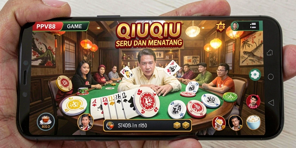 Screenshot PPV88 menunjukkan nuansa gameplay QiuQiu yang menarik.