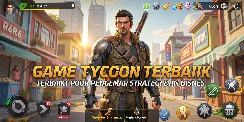 Tampilan gameplay menarik di <strong>R6R6</strong> dengan manajemen yang seru.