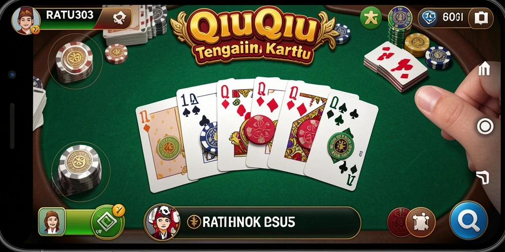 Screenshot gameplay QiuQiu yang menarik dan kompetitif di RATU303.