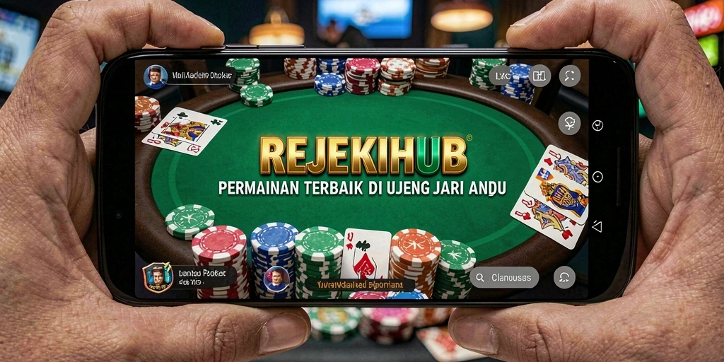 Tampilan gameplay poker yang seru di REJEKIHUB
