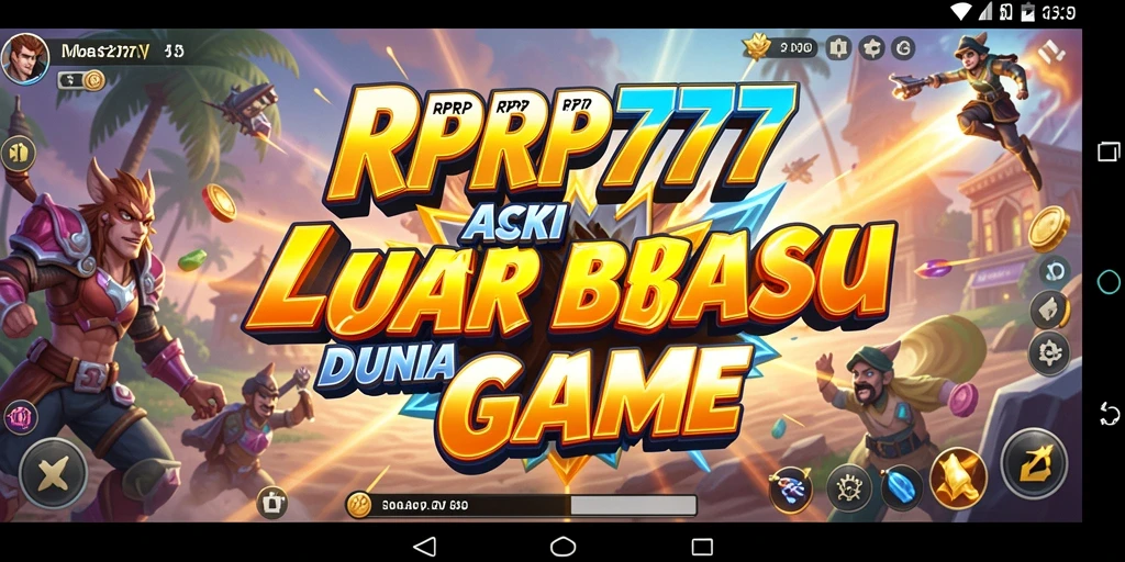 Tampilan gameplay seru dalam RPRP777 menampilkan aksi pertempuran yang mendebarkan.