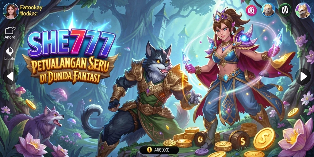 Tampilan seru gameplay SHE777 dalam petualangan yang memukau.