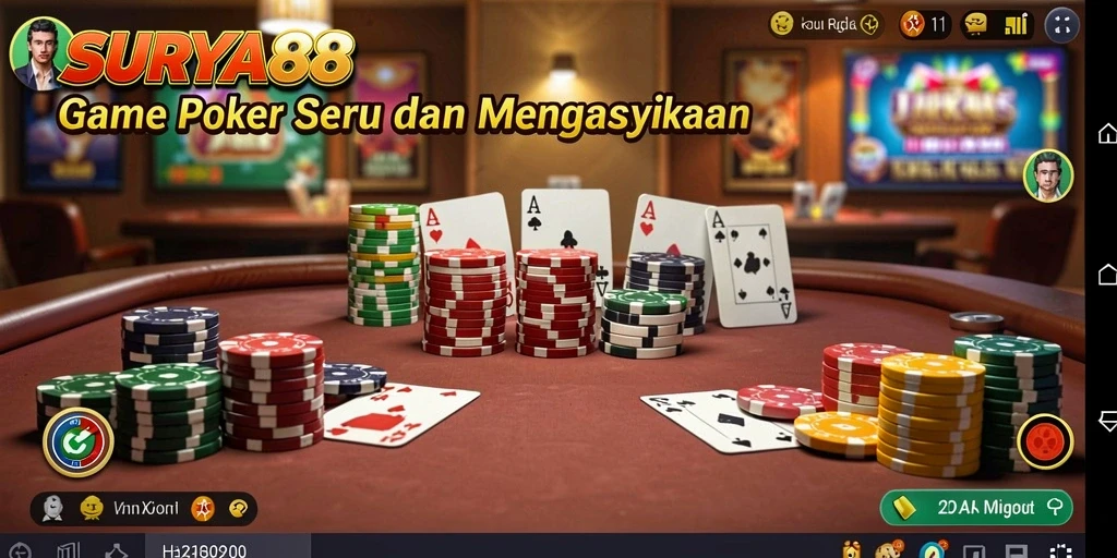 Tampilan gameplay seru di SURYA88 dengan pemain aktif.
